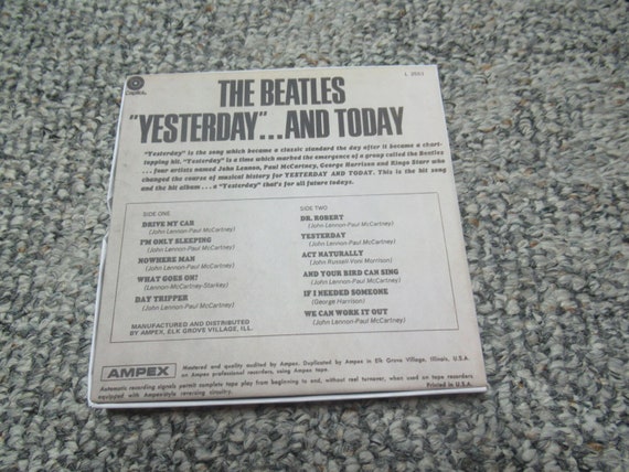 The Beatles Butcher Cover 71/2 Ips 4 Track Tape - Etsy