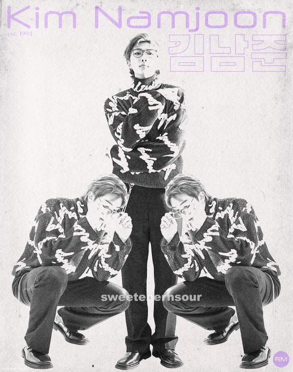 BTS K-POP Poster OT7 & Members 