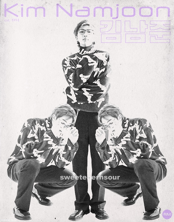 BTS (K-POP) Poster - OT7 & Members - Etsy Hong Kong