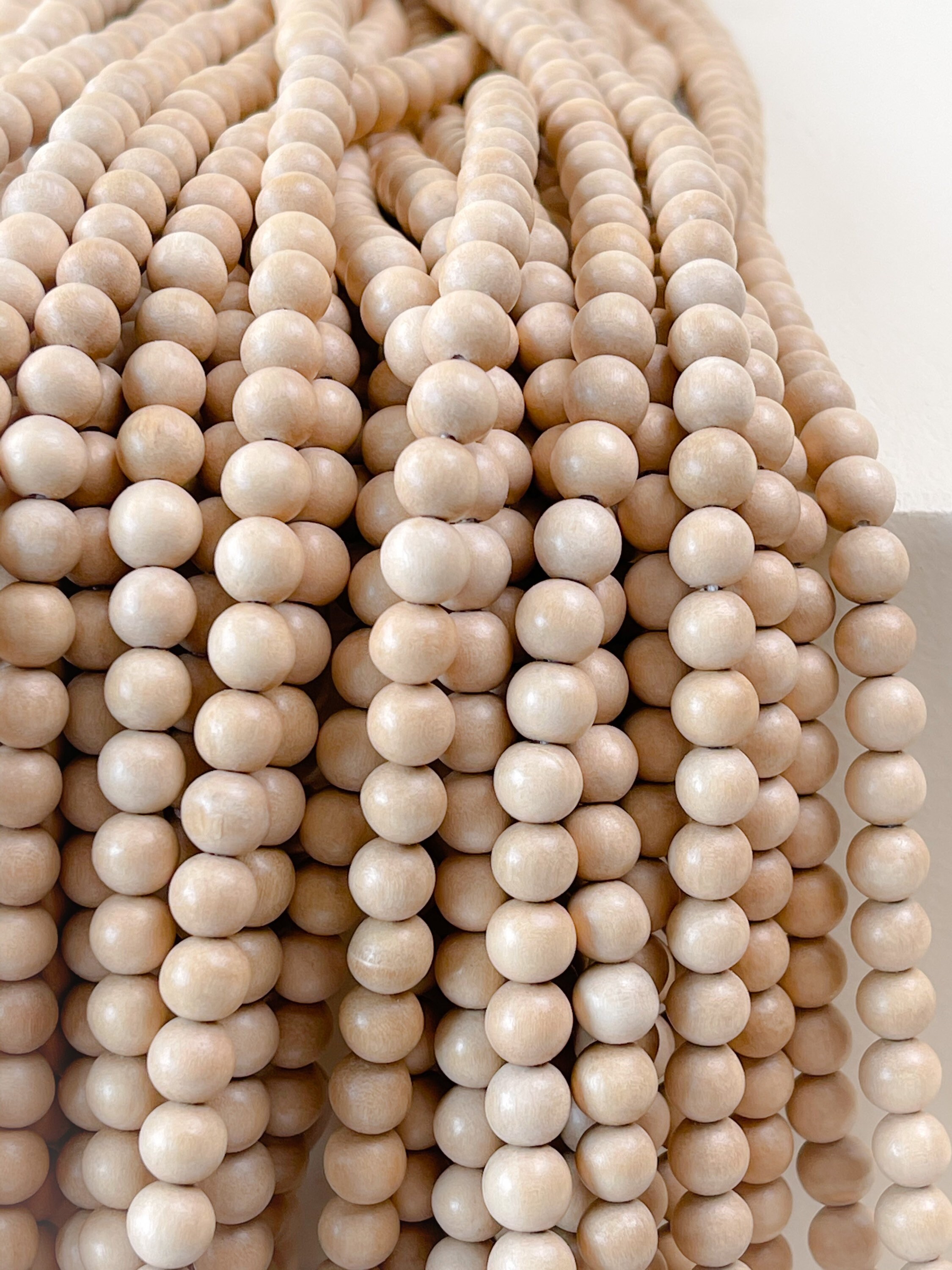 Gmelina/white Wood Beads Natural Polished Beads 3mm 4mm 6mm Etsy Canada