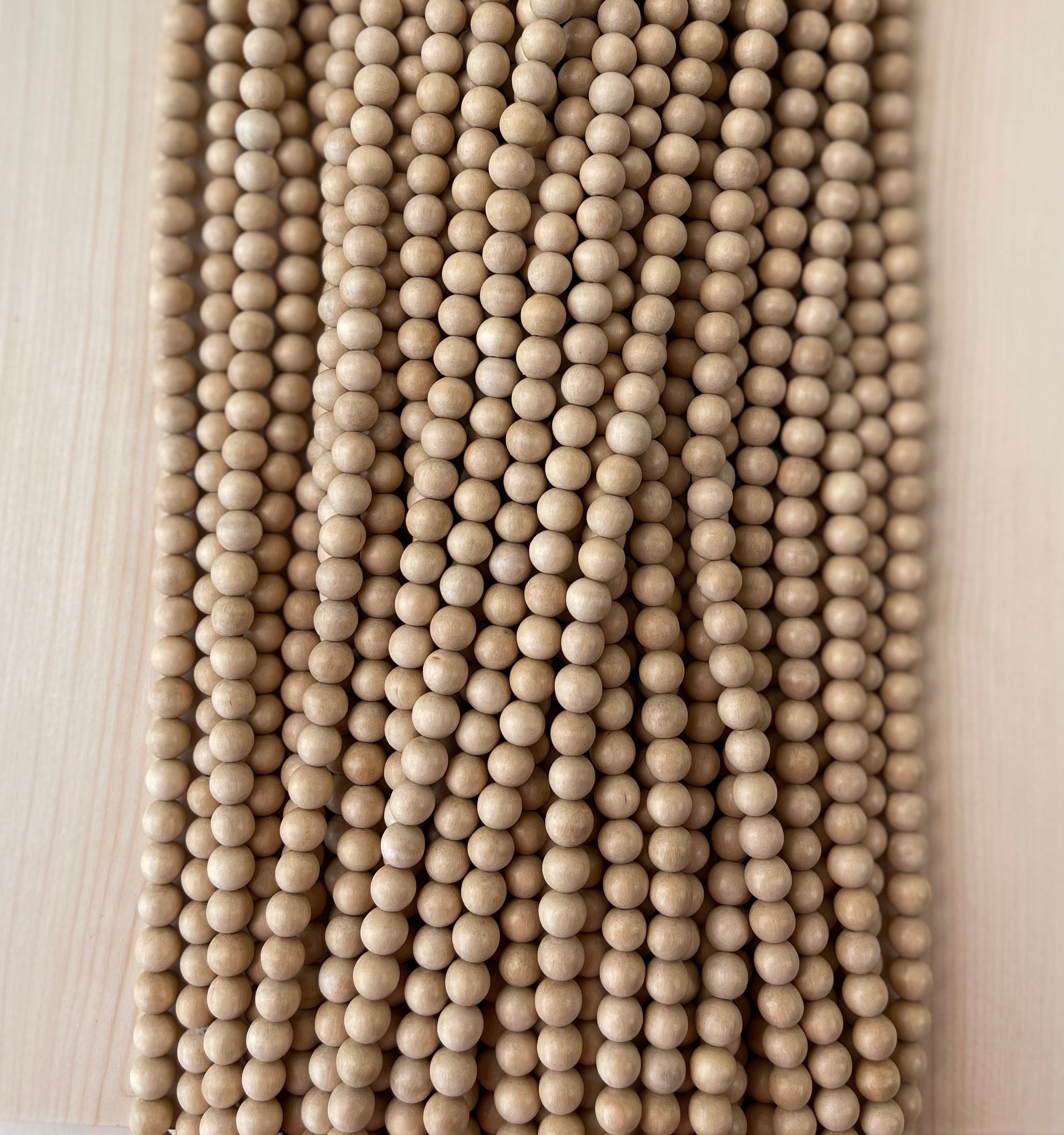 200 Wooden Macrame Beads in Assorted Natural Colors 17mm x 14mm with 8mm  Large Hole