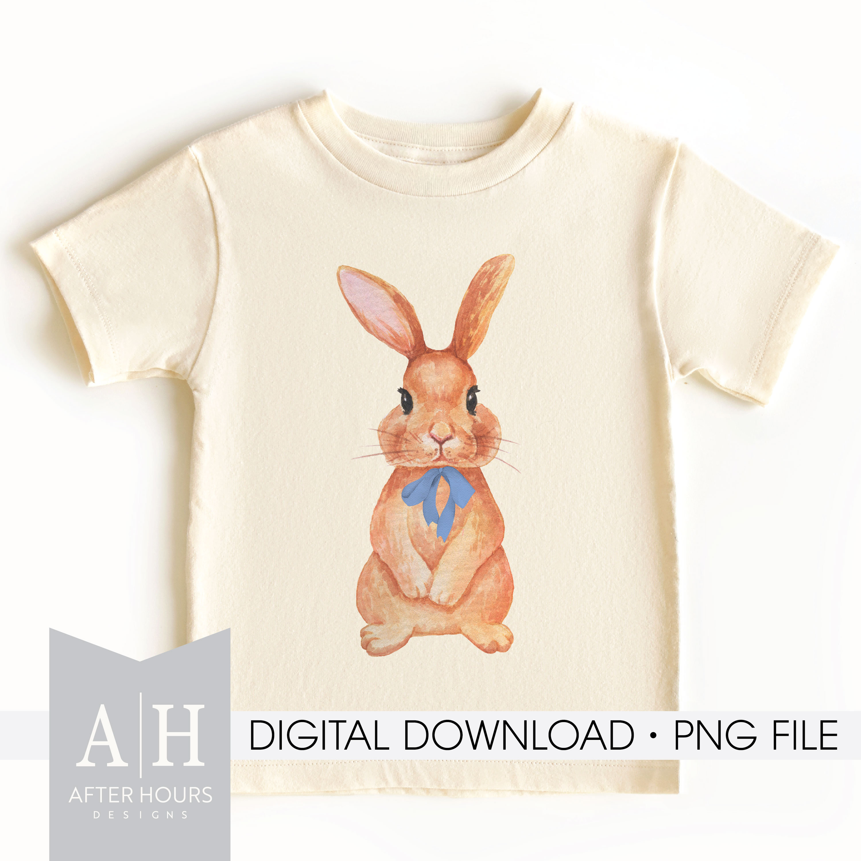 Easter Bunny Blue png - Easter png - Bunnies png - Girl Easter png - Boy Easter png - Easter Shirt png
