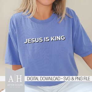 Jesus é Rei png/svg - Jesus png/svg - Camisa Cristã png/svg - Versículo da Bíblia png/svg - Escritura png/svg - Camisa de Jesus png/svg - Páscoa