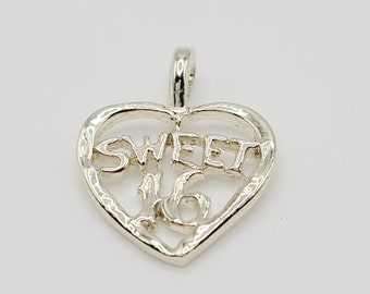 12 Pc Sweet 16 Charm Sweet 16 Number Charm Charm 16 Charm - Etsy