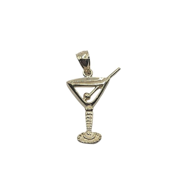Martini Glass Charm Etsy