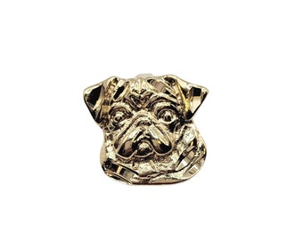 Pug Face Dog Charm