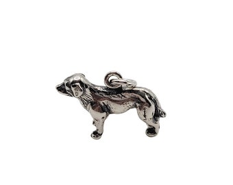 Sterling Silver Standing Labrador Charm