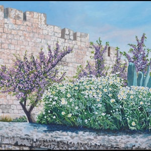 Jerusalem City Wall near Zion Gate