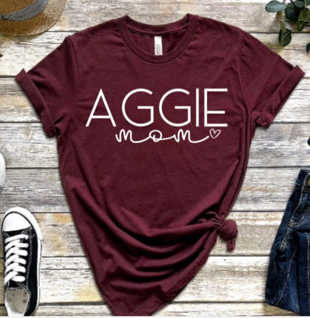 Aggie Mom Spirt Shirt, Aggie Shirt, TAMU Aggie Shirt - Etsy