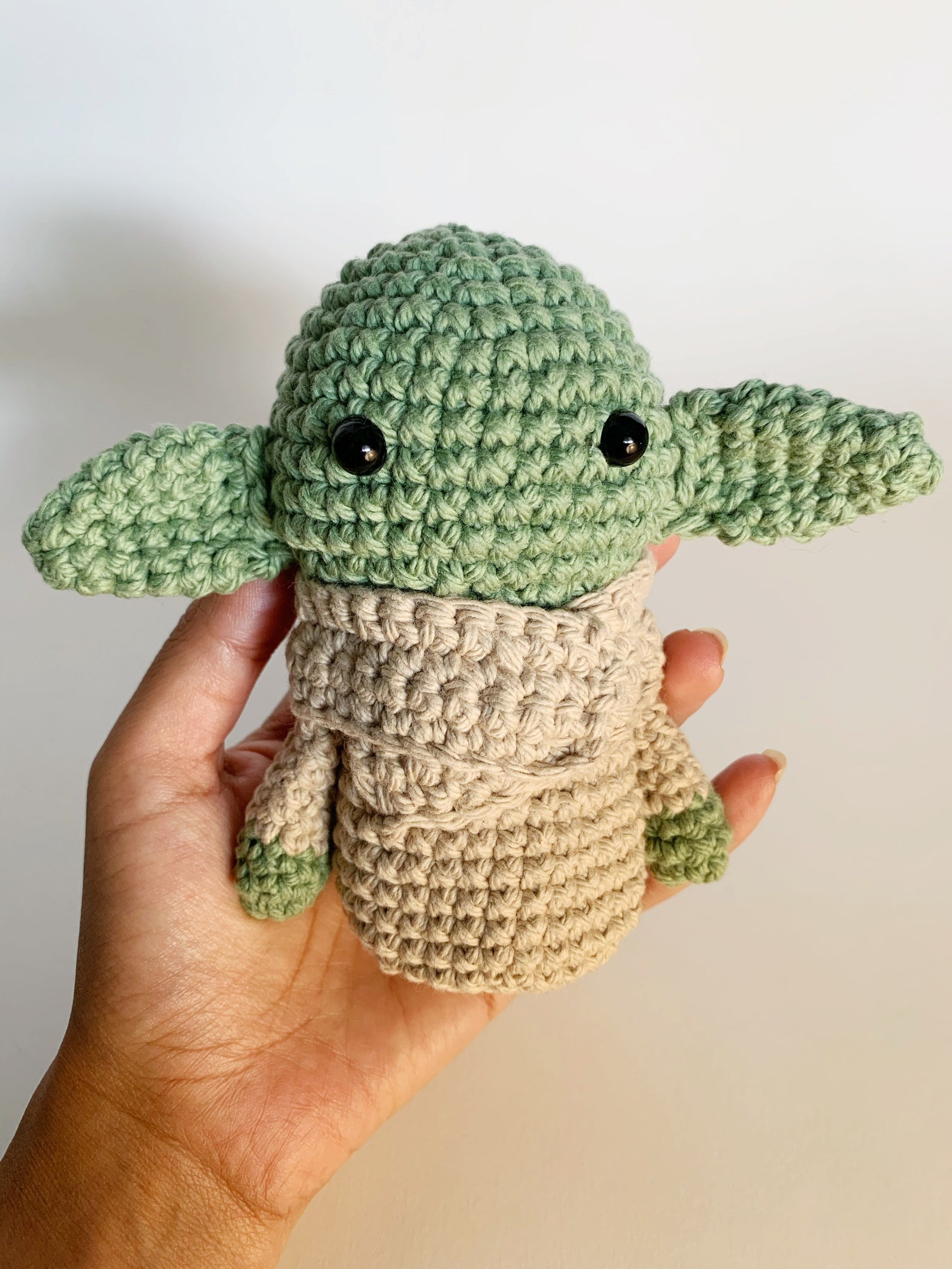 Baby Yoda Grogu Stuffed Amigurumi Doll Cute Star Wars Theme | Etsy