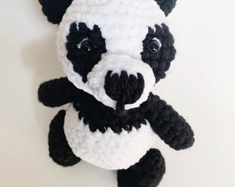 Color : Black, Size : 40cm Wxizhu Plushies Plush Toy Panda Doll Giant Panda Plush Soft Toy