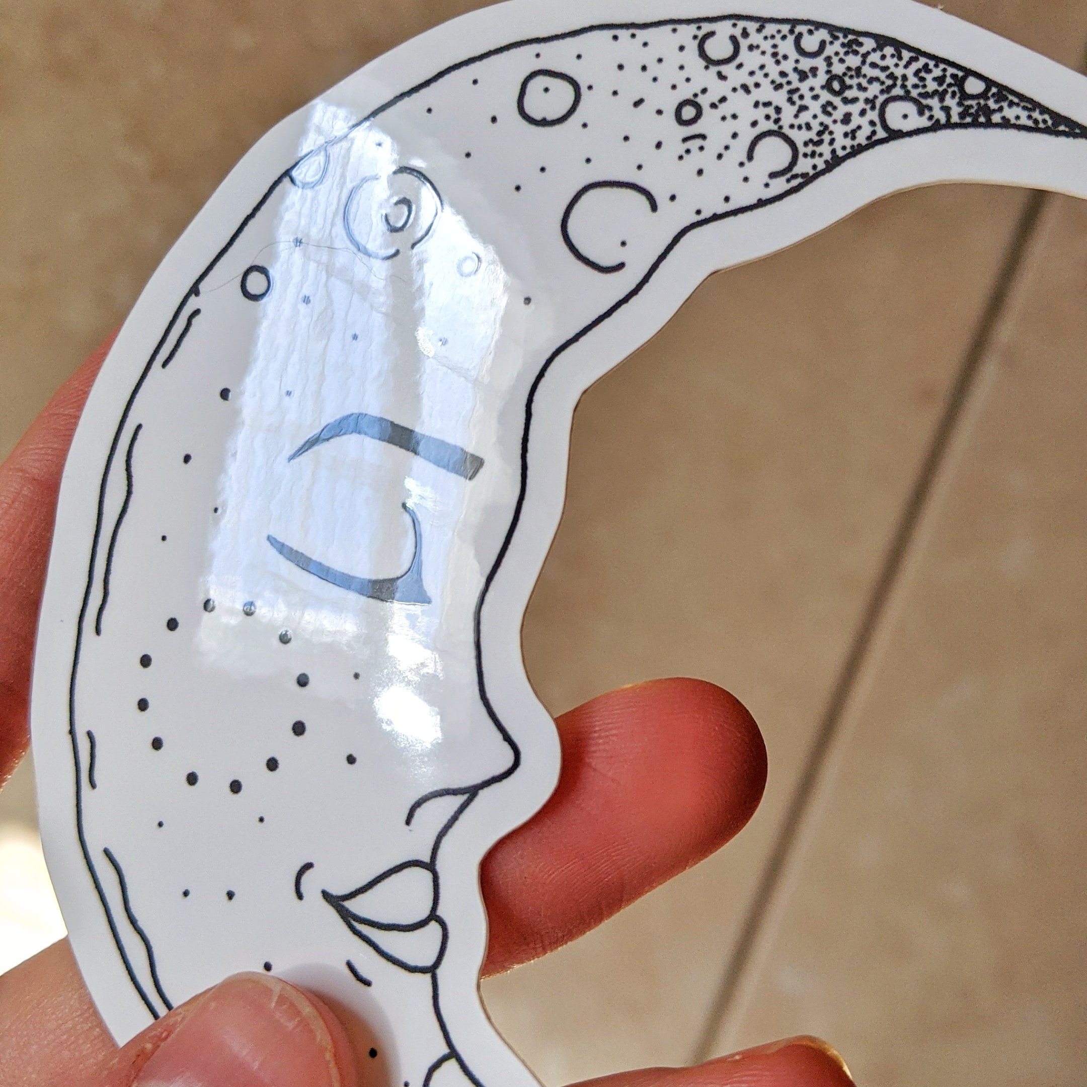 Moon Sticker/decal Vinyl - Etsy