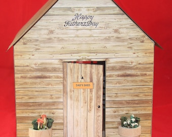 3d Papercraft Garden Shed, 3d Template, PDF Template, 3d Pattern, Cameo Cricut SVG soon, instant Digital Download, DIY Paper Template