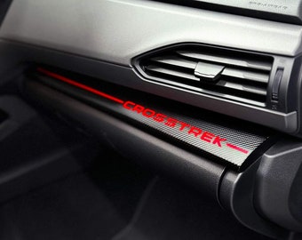 Pinstripe CROSSTREK Logo Dashboard Overlay for Subaru Crosstrek 2024+