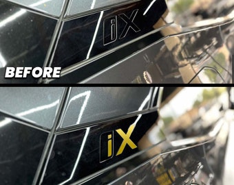 Superposición precortada del logotipo de Bmw iX xDrive50 M60 iX 2021-2024