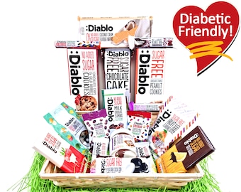 Diablo Sugar-Free Snack Box: Diabetic Friendly Treats, Chocolate Bars & More