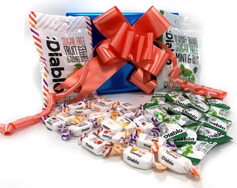 Sugar-Free Chocolate Toffee Gift Box, Diabetic Sweets Hamper