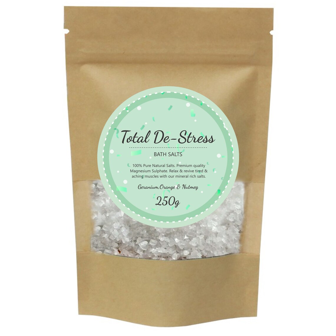 Scented Epsom Bath Salt Salts Soak 250g 100 Vegan Natural Etsy.de