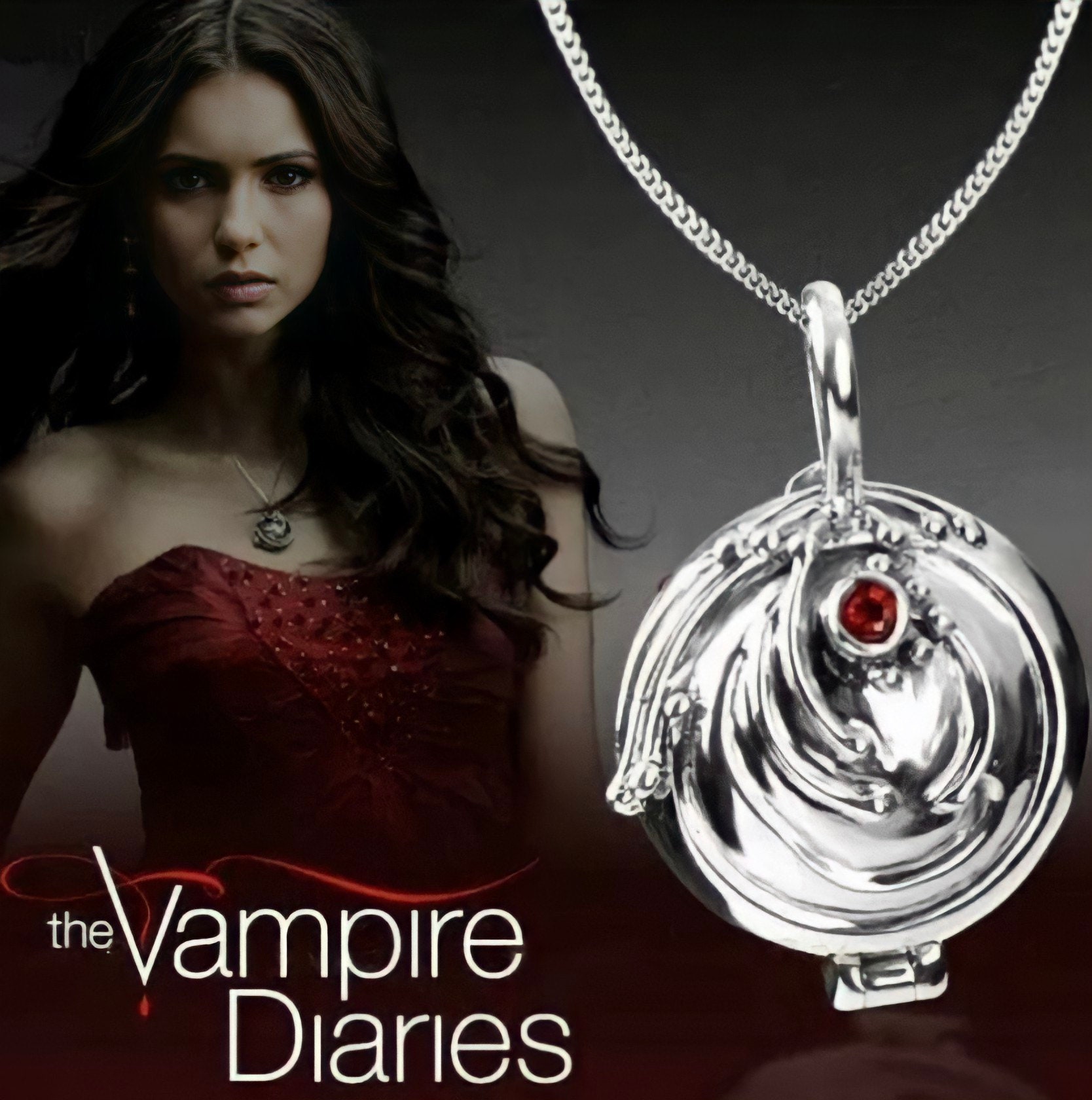 Elena Gilbert Vervain Necklace | Etsy