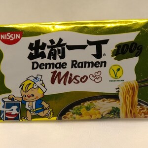 Geldbörse aus recycelter Verpackung, Ramen, Upcycling