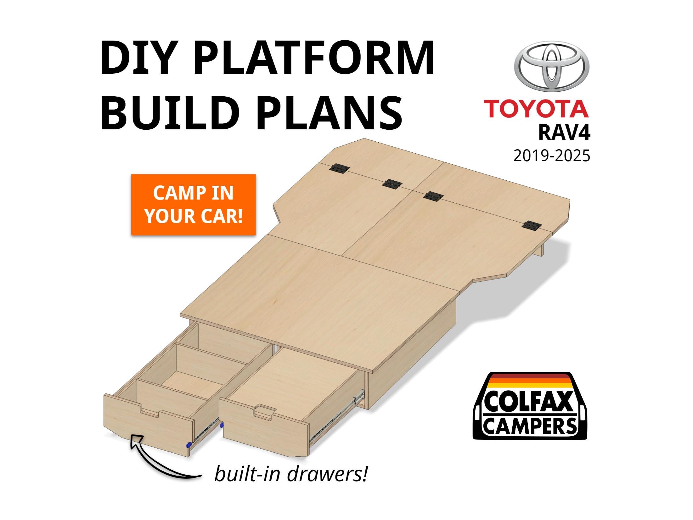 DIY Platform Build Plans - Toyota RAV4 [including Hybrid] - Etsy