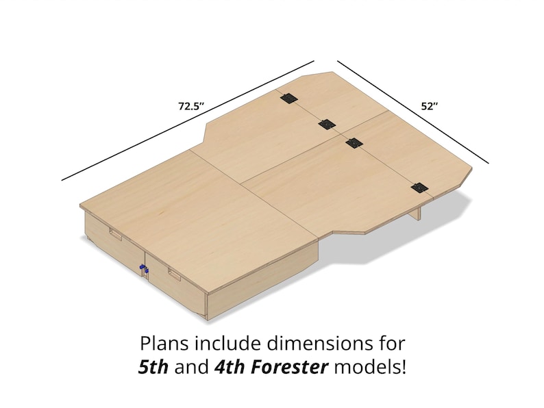 DIY Platform Build Plans - Subaru Forester (5th Gen, 4th Gen) - Etsy