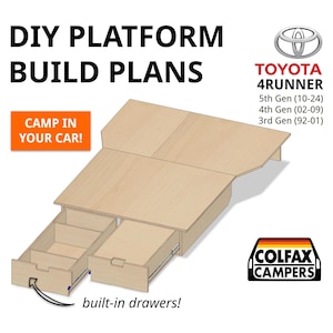 Planes de construcción de plataformas DIY: Toyota 4Runner (quinta, cuarta y tercera generación)