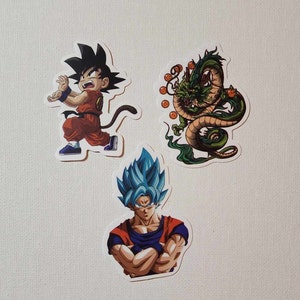 Vintage Dragon Ball Z Goku Prism Vending Sticker 90s 