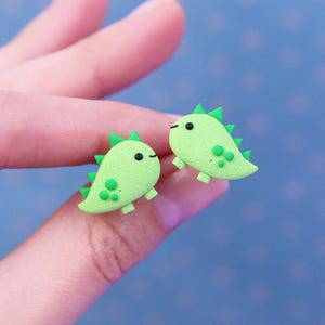 Cute Dino Earrings, Birthday Gift For Kids, Dinosaur Earrings, Funny Kids Earrings, Gift For Her, Whimsical Earrings, Quirky Earrings