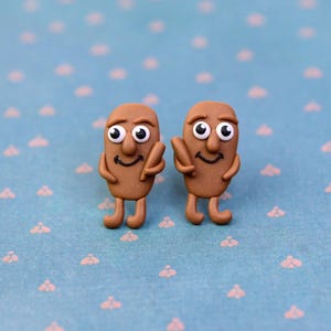 Tun Tung Tung Sahur Earrings, Gift For Kids, Tiktok Meme Jewelry, Italian Brainrot, Meme Gift, Quirky Earrings, Unique Gift Ideas