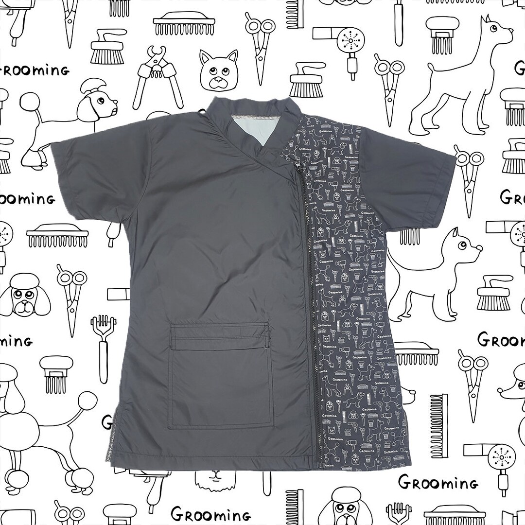 Dog Grooming Smock Waterproof & Hair Resistant Dog Grooming Etsy