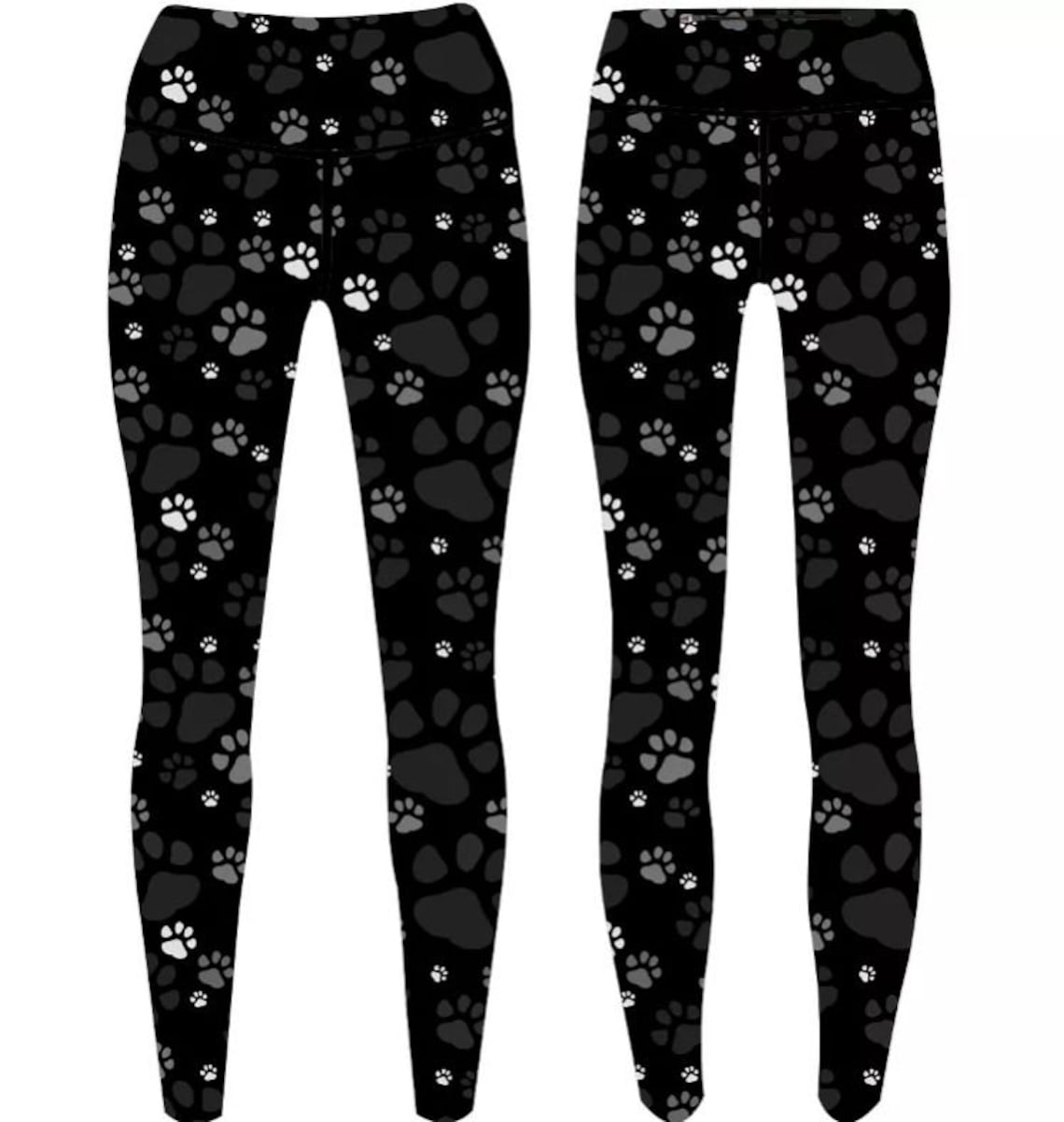 Patterned Hair Resistant Leggings for Dog groomers / Dog Etsy