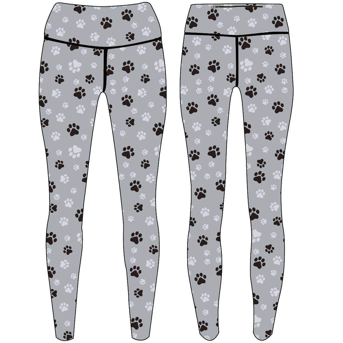 Patterned Hair Resistant Leggings for Dog groomers / Dog Etsy