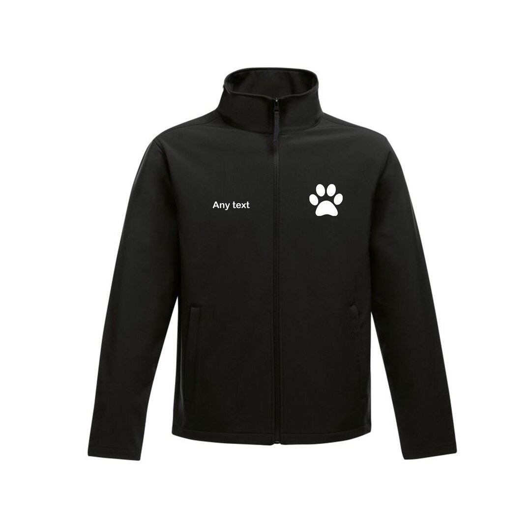 Men's Personalised Hair Resistant Dog Grooming Softshell Etsy UK