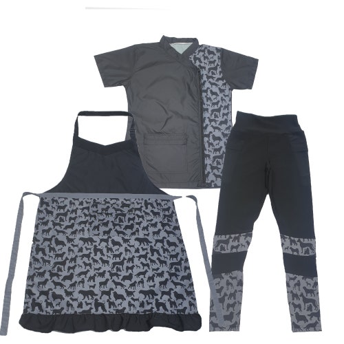 Dog Grooming Uniform Bundle Waterproof & Hair Resistant Apron Etsy