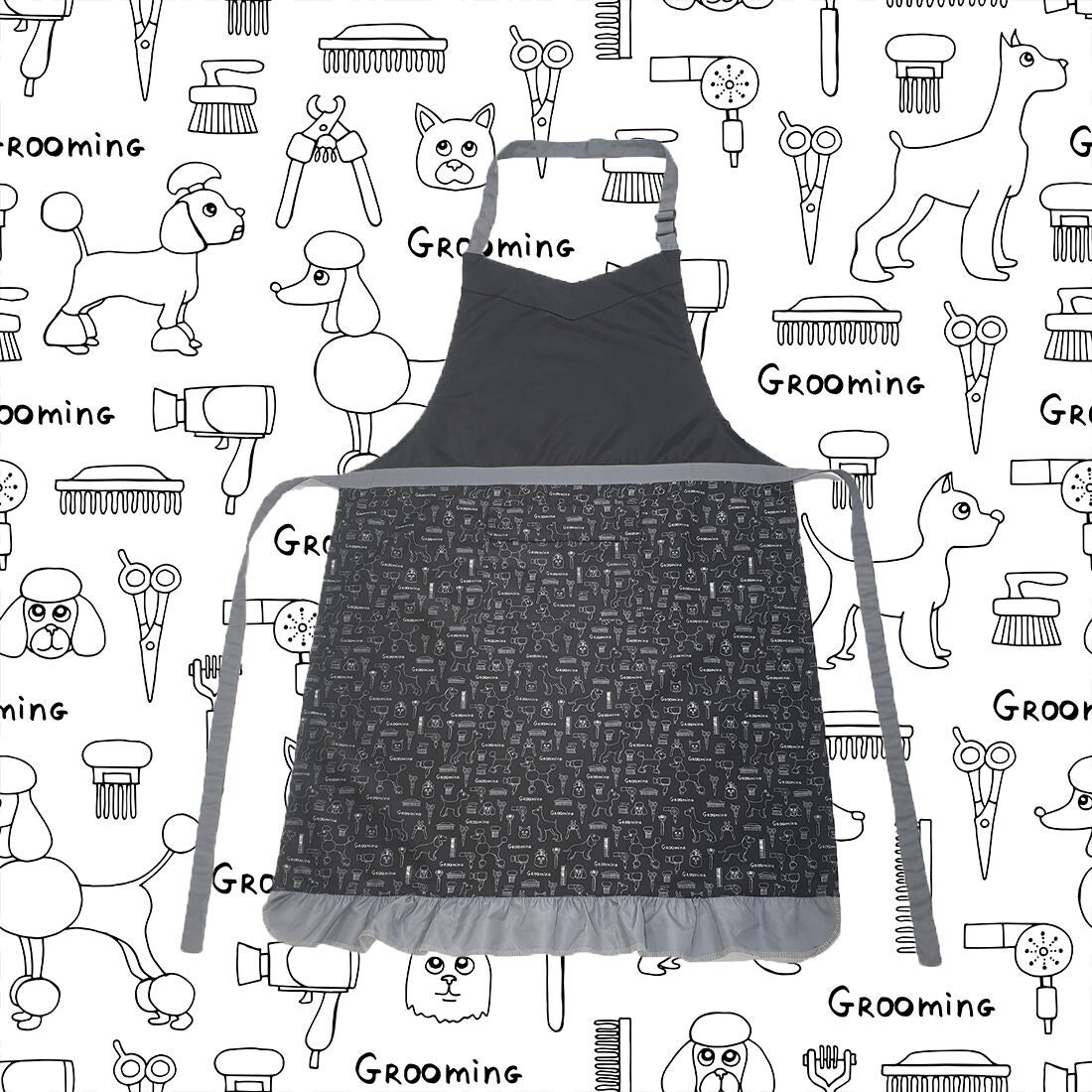 Waterproof & Hair Resistant Dog Grooming Pattern Apron Dog - Etsy Denmark Waterproof & Hair Resistant Dog Grooming Pattern Apron Dog - Etsy Denmark