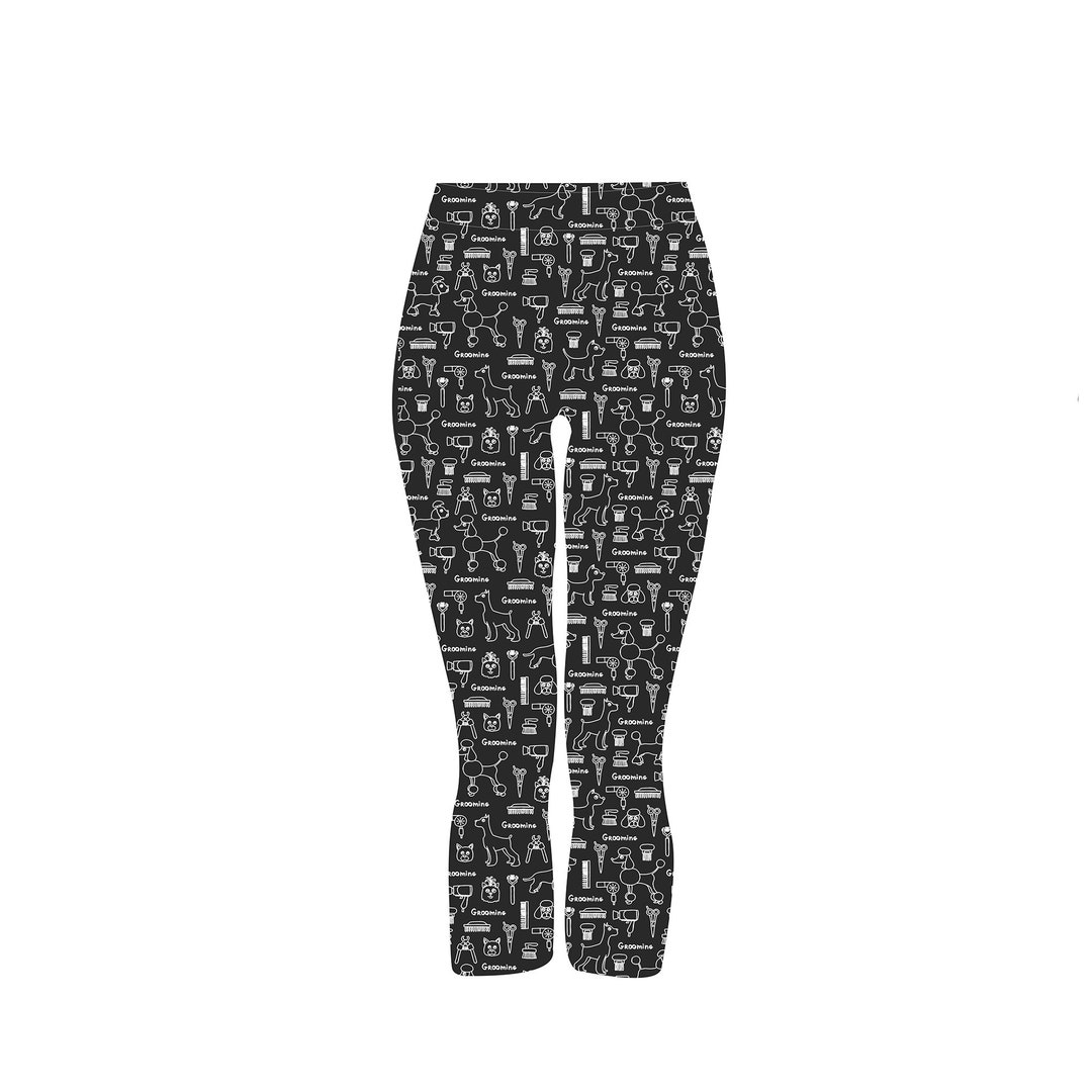 Buy CAPRI Dog Grooming Pattern Hair Resistant Leggings Hair Online