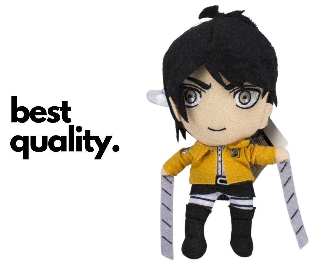 Anime Attack On Titan Plush Toys Eren Rivaille Soft Stuffed | Etsy