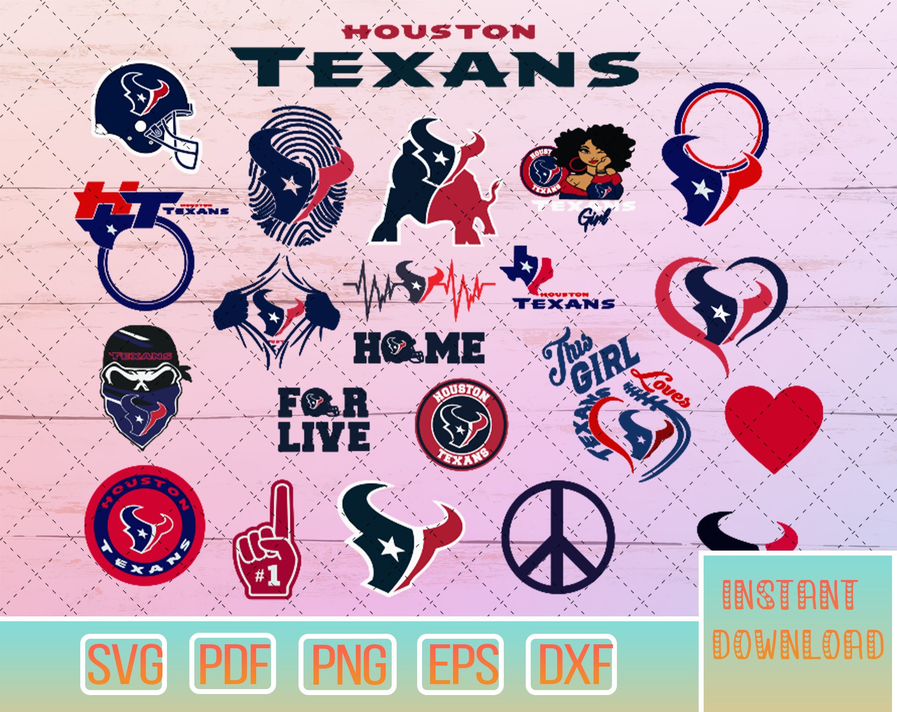 Download Texans Svg Bundle Houston Texans Svg Texans NFL Svg Texans | Etsy