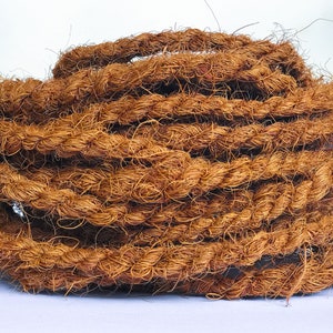 Coconut Fiber Rope Handmade Coco Rope Natural for Decoration Weddings Art & Crafts image 9