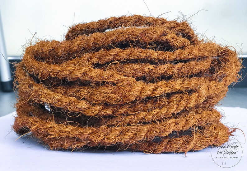 Coconut Fiber Rope Handmade Coco Rope Natural for Decoration Weddings Art & Crafts image 9