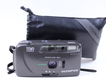 Olympus Trip panorama 2 Point & Shoot 35mm Film Camera (FLASH DOESN'T WORK)