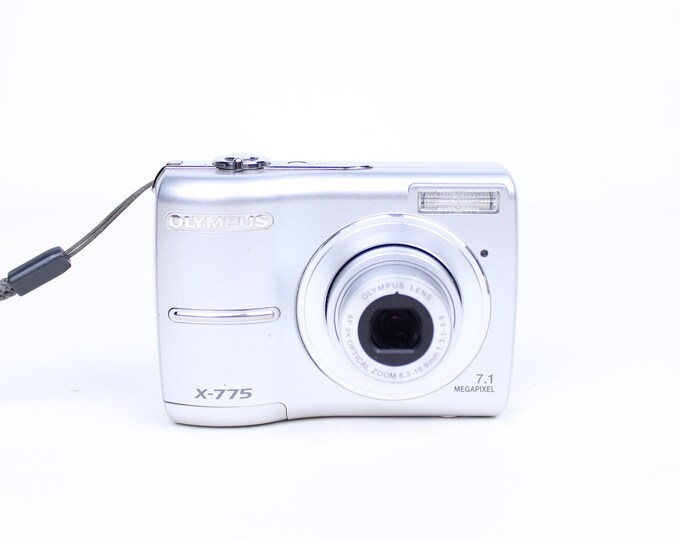 Y2K Digital Camera Olympus X775 Silver Etsy