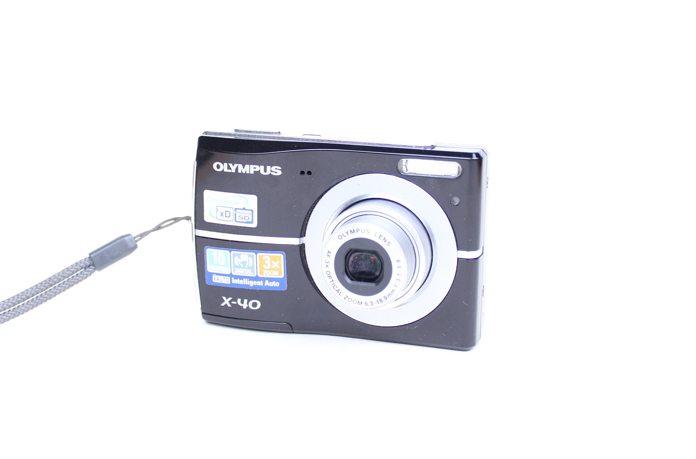Y2K Digital Camera Olympus X-40 Black - Etsy
