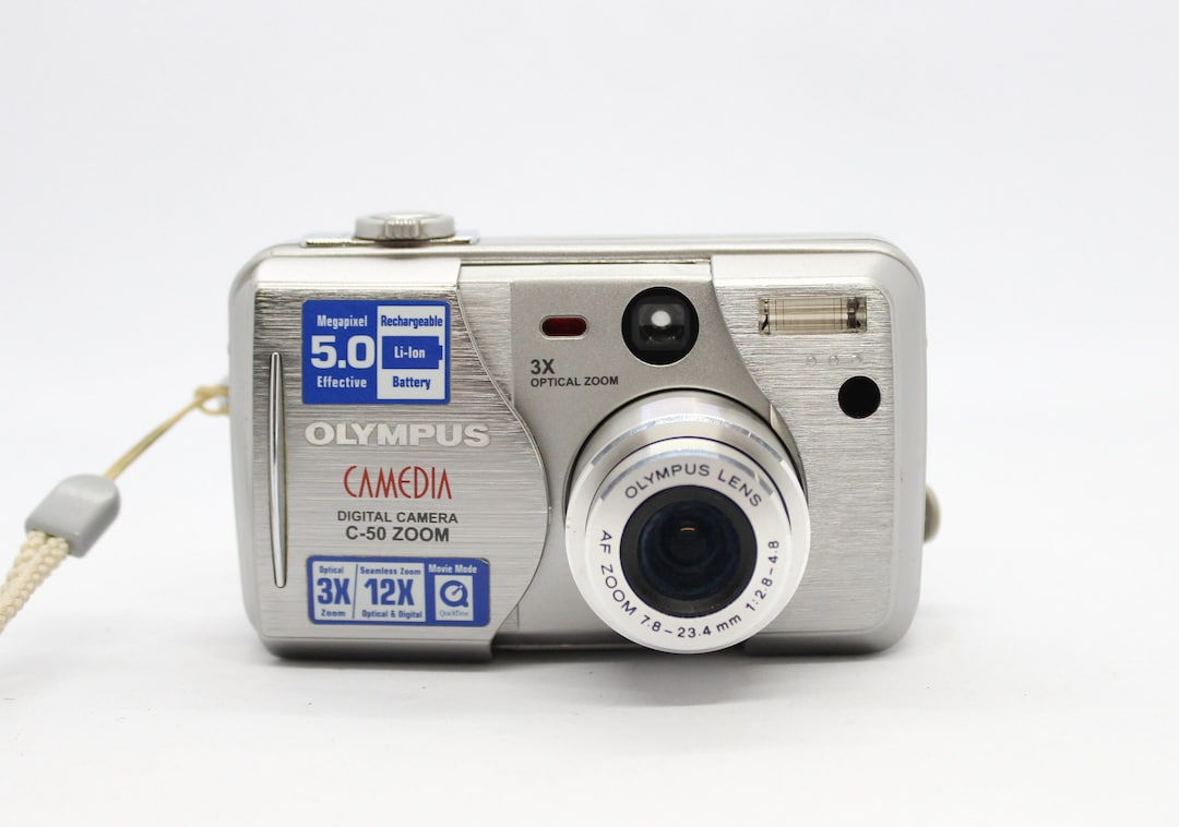 Y2K Digital Camera Olympus C50 Zoom / 2000s Digital Camera Etsy