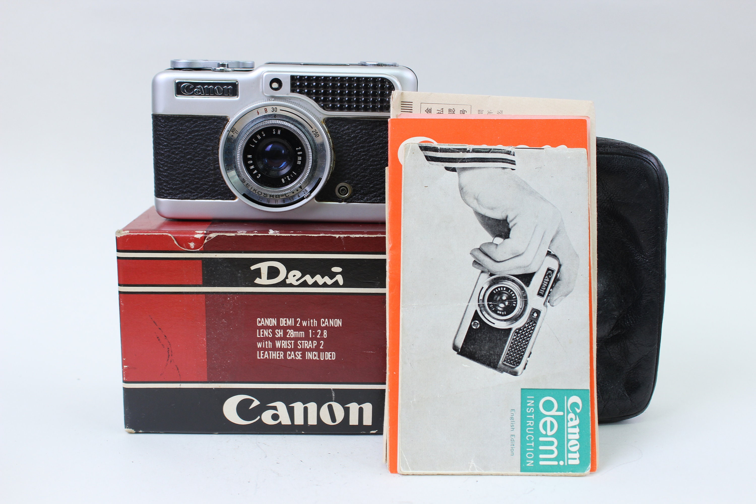 Vintage camera Canon Demi 35mm point and shoot compact film Etsy