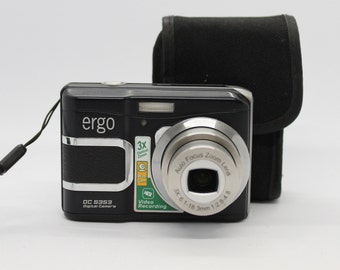 Y2K Digital camera Ergo DC 5353 black / Digital camera 2000s