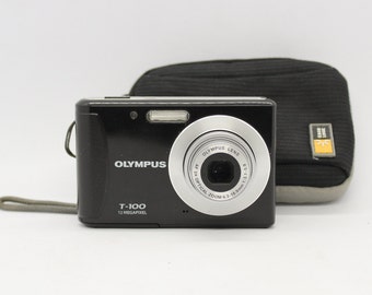 Y2K Digital camera Olympus T-100 / 2000s digital camera / used Digicam