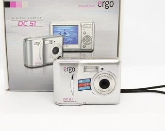 Appareil photo numérique Ergo DC 51 de l'an 2000 / appareil photo numérique des années 2000