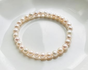 Stacking Friendship Bracelet Set BE THE CHANGE with Cultured Freshwater Pearls and Beads Stacking Friendship Bracelet Set BE THE CHANGE with Cultured Freshwater Pearls and Beads